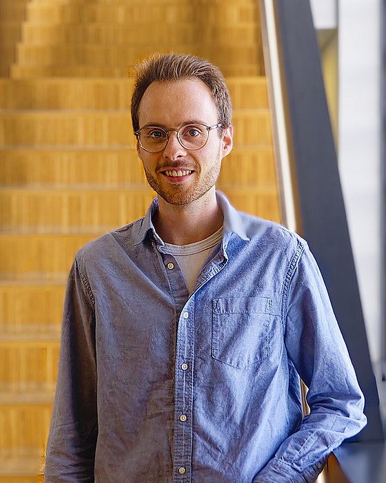 Doktorand Cedric Meysing |© Andreas Siebert / Bergische Universität Wuppertal