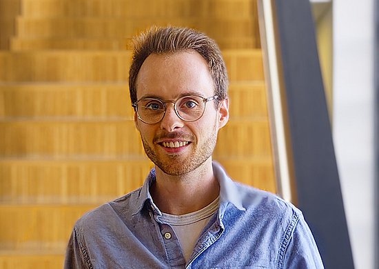 Doktorand Cedric Meysing |© Andreas Siebert / Bergische Universität Wuppertal